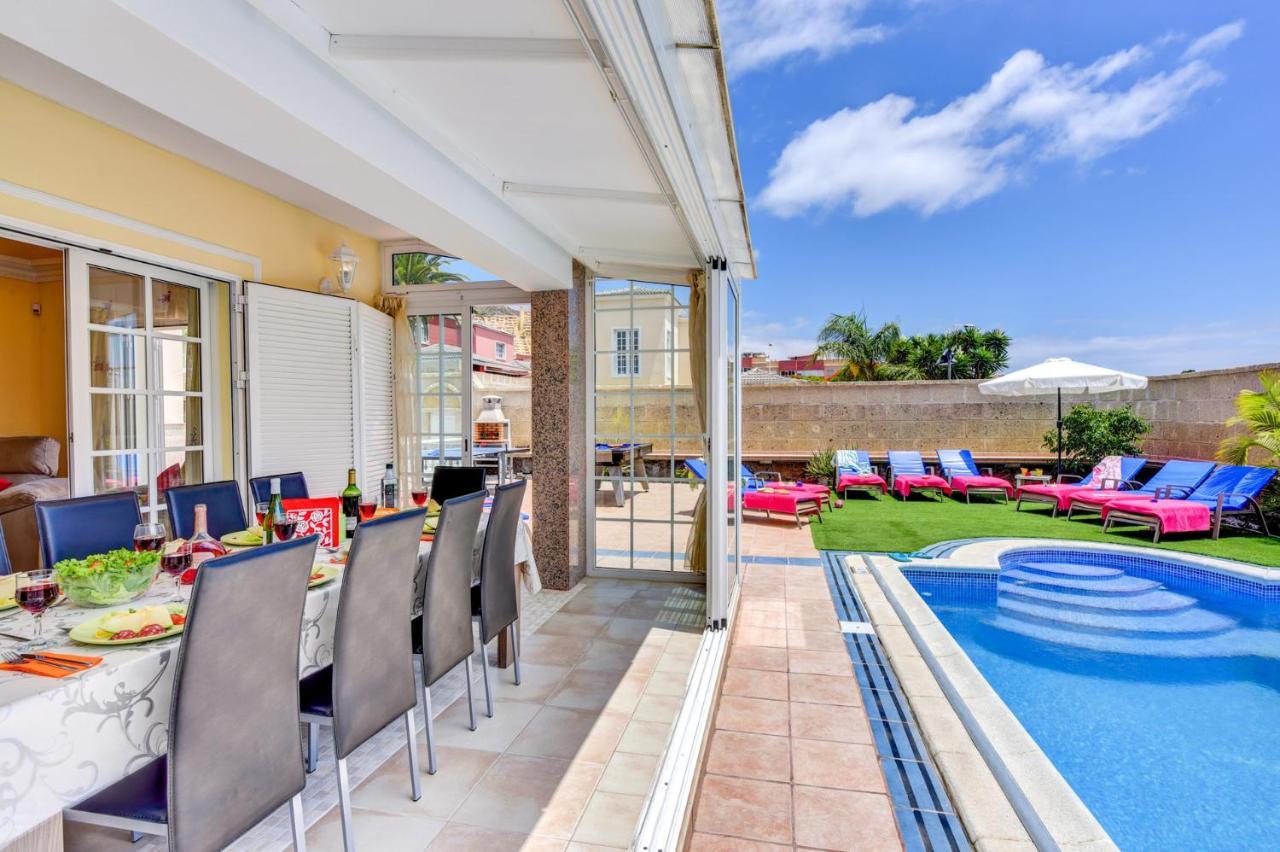 Villa Teide Sol Con Piscina Climatizada, Playa Fanabe, Costa Adeje Exteriér fotografie